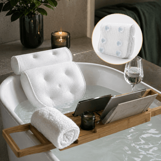 Bath Pillow with Suction Cups