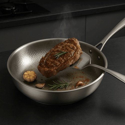 Titanium Hammered Frying Pan