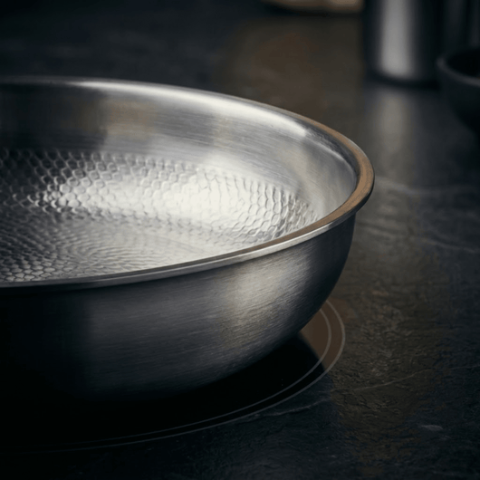 Titanium Hammered Frying Pan