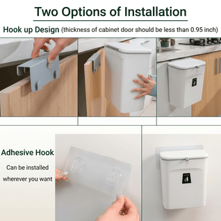 Mountable Kitchen Compost Bin