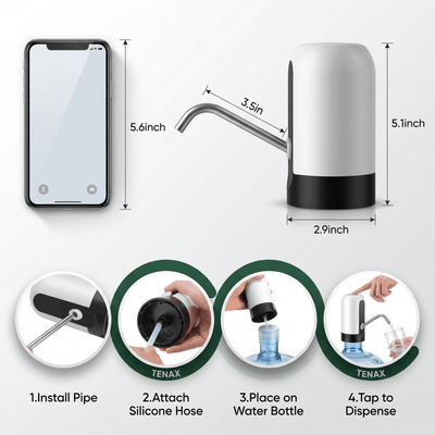 USB Water Bottle Pump