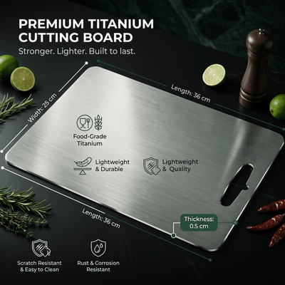 Titanium Coated Cutting Board