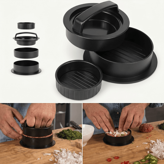 3-in-1 Burger Press Patty Maker