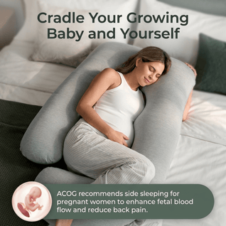 U-Shaped Full Body Pillow with Cooling Cover