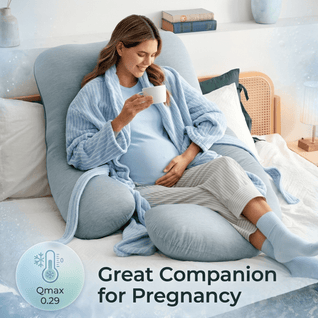 U-Shaped Full Body Pillow with Cooling Cover