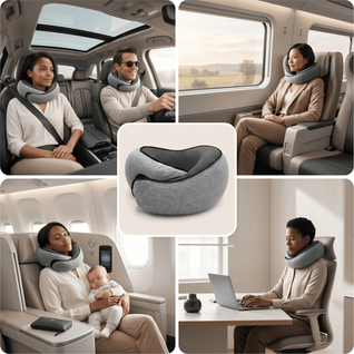 Memory Foam Travel Neck Pillow