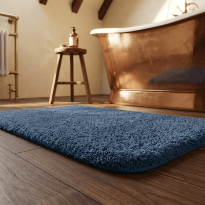 Plush Microfiber Bathroom Rug