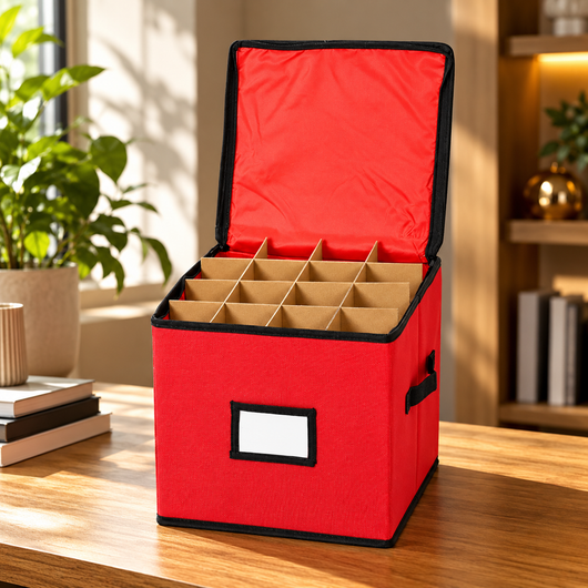 Ornament Storage Box with Window
