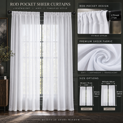 Christmas Ball Print Curtains
