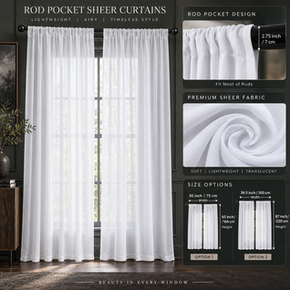 Christmas Ball Print Curtains