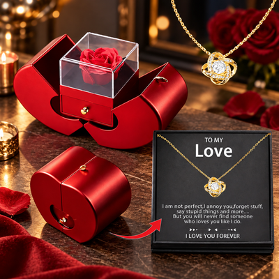 Apple Rose Jewelry Box