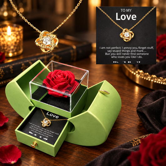 Apple Rose Jewelry Box