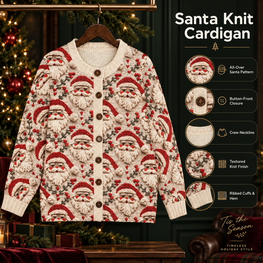 Ugly Christmas Knit Cardigan
