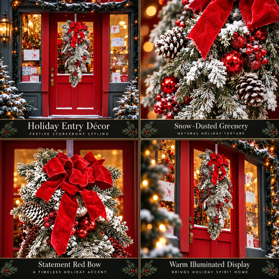 Classic Christmas Door Wreath