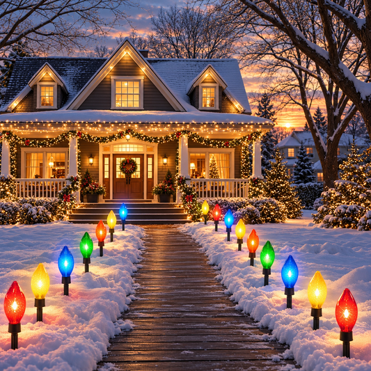 Ember Solar Flame Path Lights, 12 Pack
