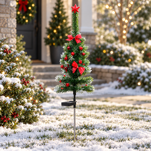Solar Christmas Tree Stake Lights