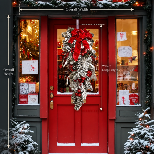 Classic Christmas Door Wreath