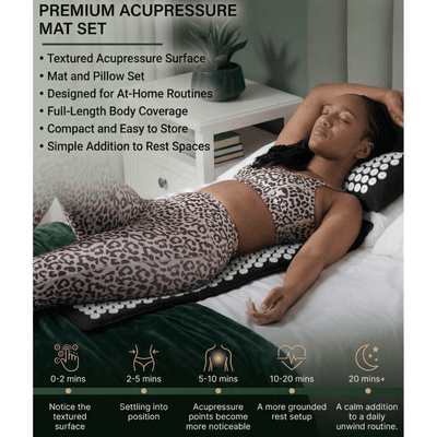 Acupressure Mat & Pillow Set
