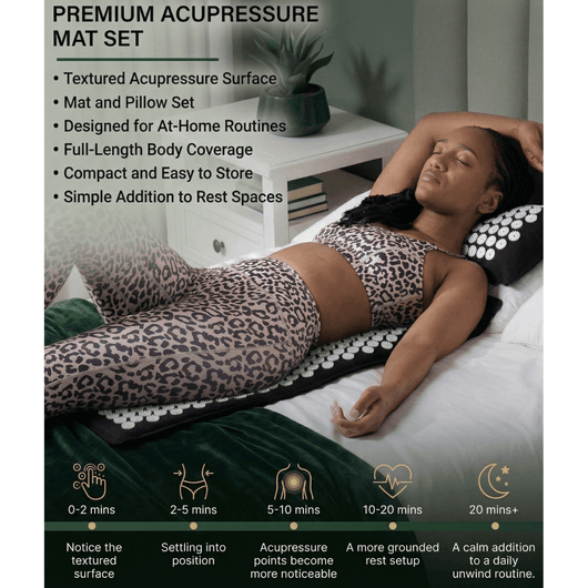 Acupressure Mat & Pillow Set