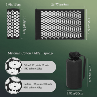 Acupressure Mat & Pillow Set
