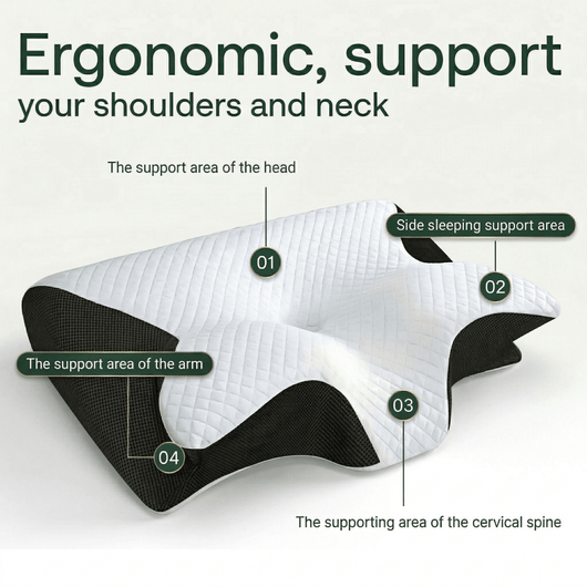 Ergonomic Cloud Pillow