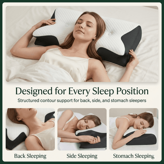 Ergonomic Cloud Pillow