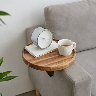 Clip-On Sofa Arm Tray