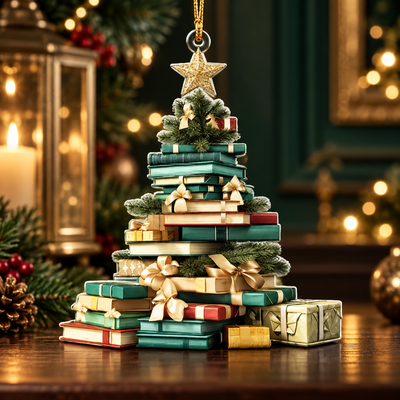 Bookworm Ornament Gift Pack