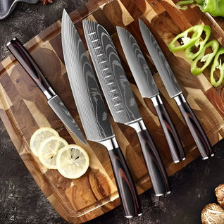 Damascus Steel Chef Knife Set