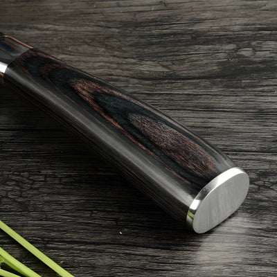 Damascus Steel Chef Knife Set - Blade Pattern