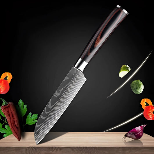 5 Inch Damascus Steel Universal Knife
