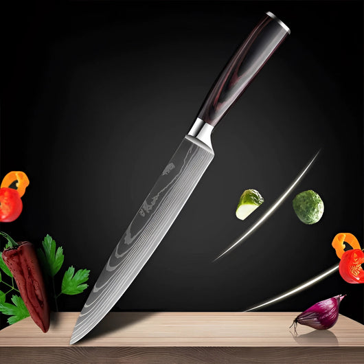 8 Inch Damascus Steel Slicing Knife