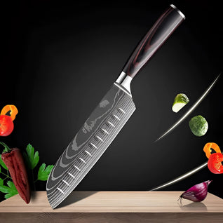 Damascus Steel Chef Knife Set