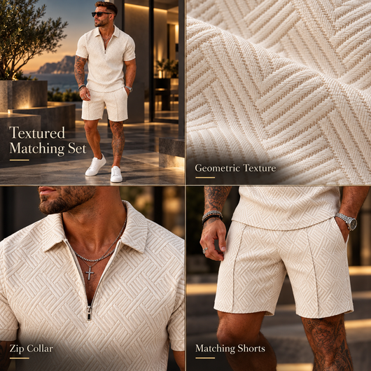 Men's Summer Polo Set