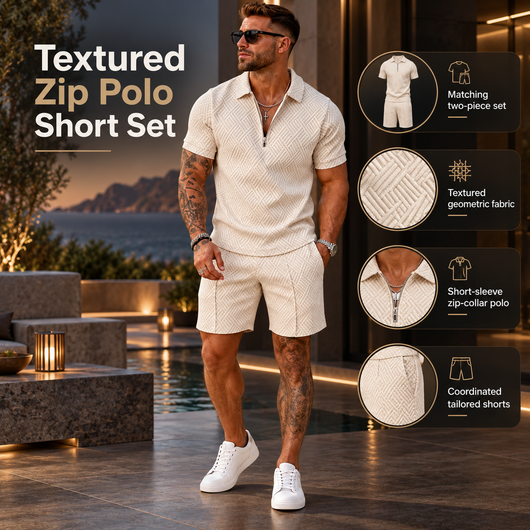 Men's Summer Polo Set