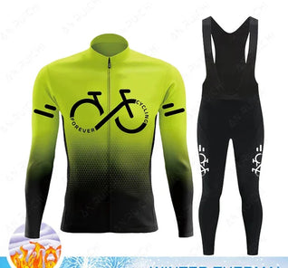Thermal Cycling Jersey and Bib Set