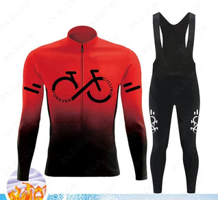 Thermal Cycling Jersey and Bib Set