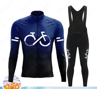 Thermal Cycling Jersey and Bib Set