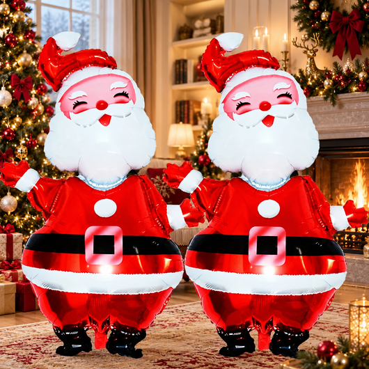 Giant Santa Foil Balloon Set