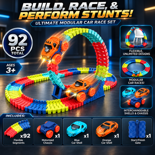 Flexible Car Track Set