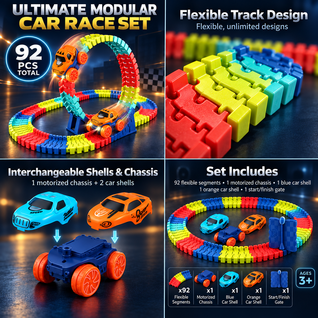 Flexible Car Track Set