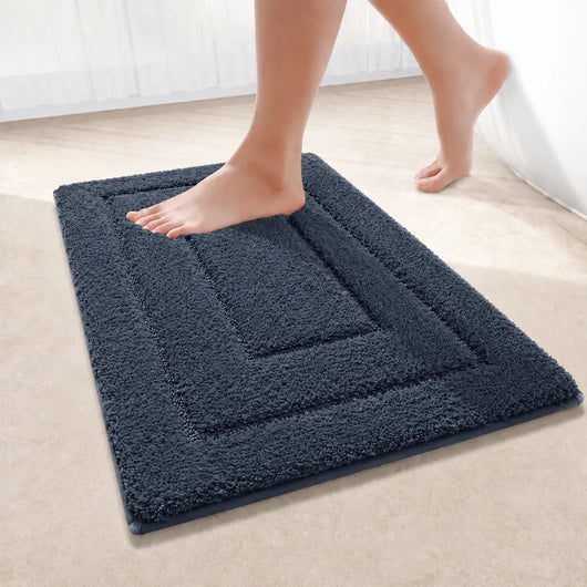 Geometric Bath Mat and Runner