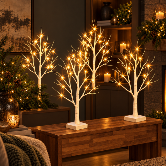 Snow Flocked Prelit Christmas Tree