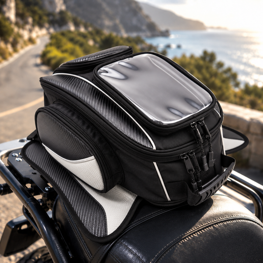Expandable Motorcycle Tail Bag