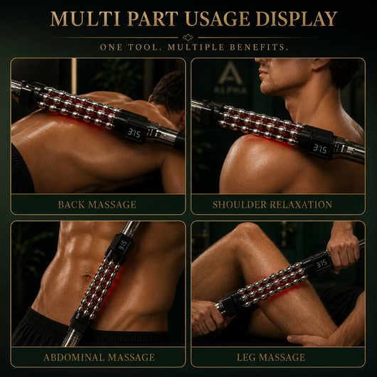 360° Rotating Deep Tissue Massage Roller