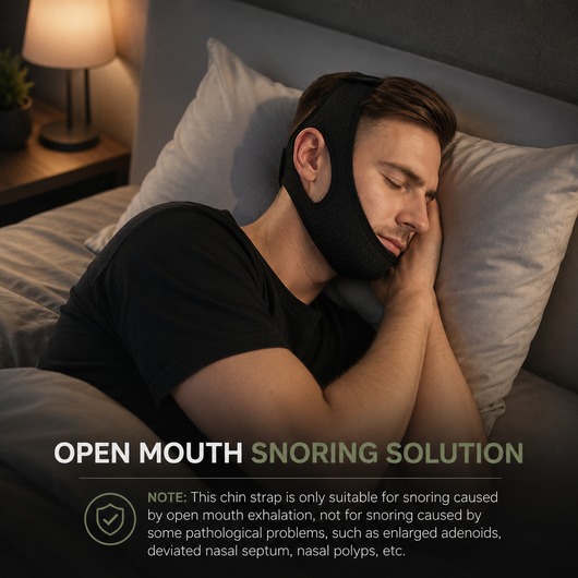 Anti Snoring Chin Strap with Adjustable Jaw Support