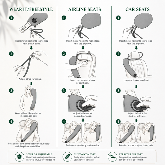 Ergonomic Travel Neck Pillow