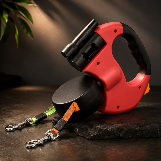 Anti-Tangle Double Dog Leash