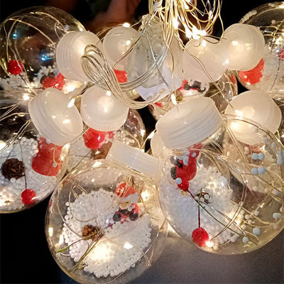 Connectable Christmas curtain lights display