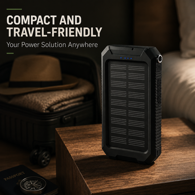 Solar Power Bank 30,000mAh Portable Charger
